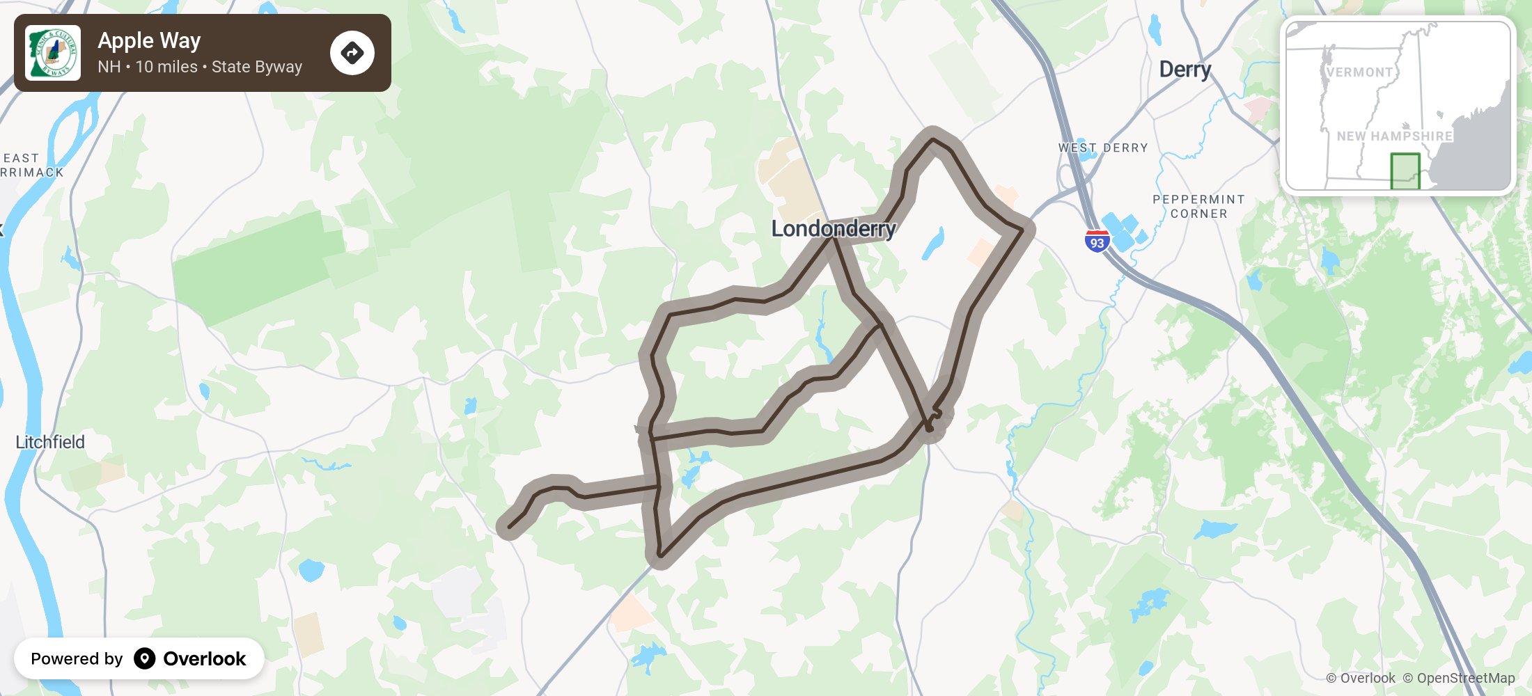 Apple Way on OverlookMaps.com