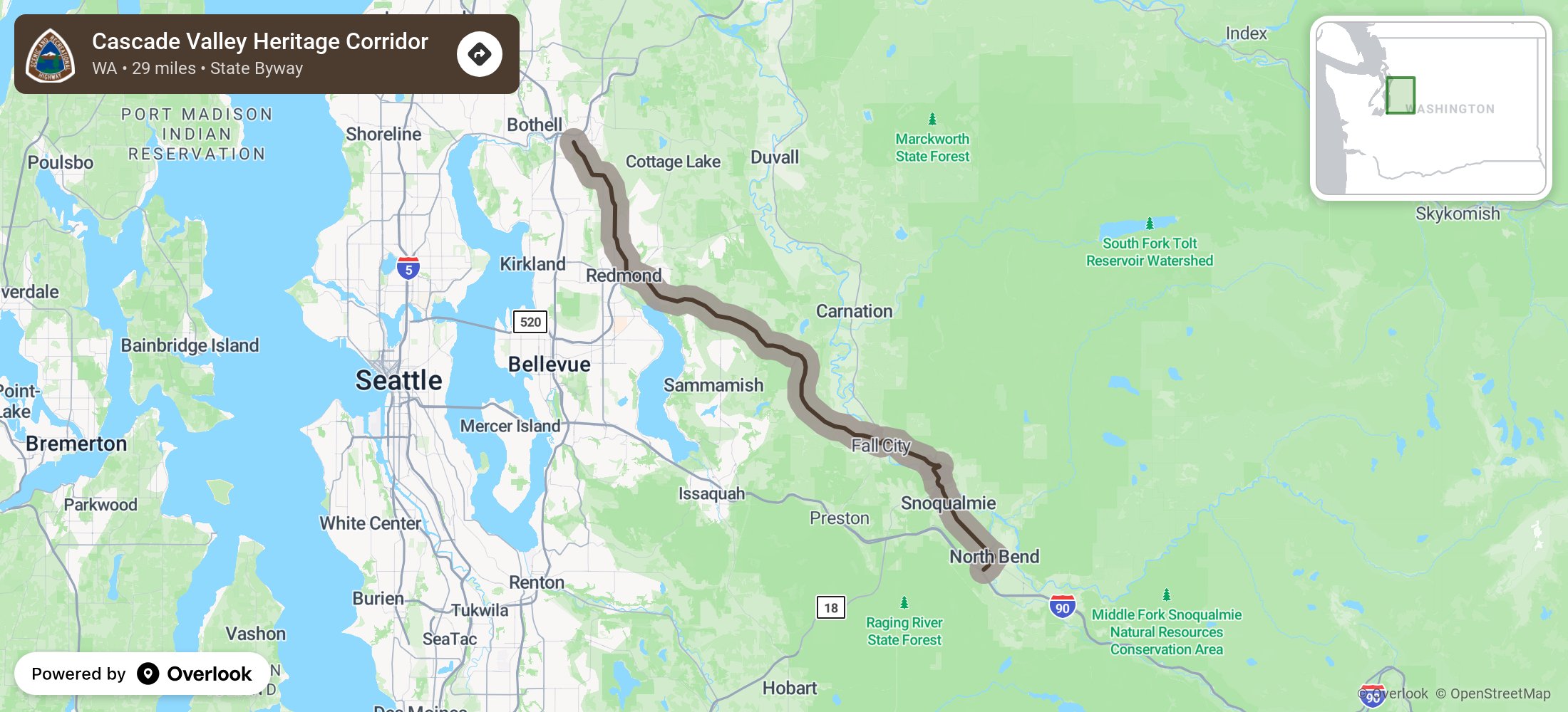 Cascade Valley Heritage Corridor - America's Scenic Byways - Overlook Maps