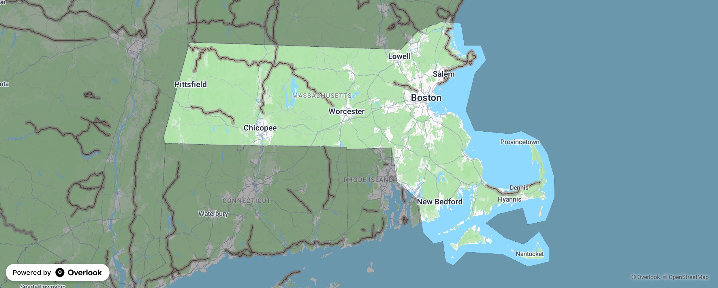 Massachusetts scenic route map