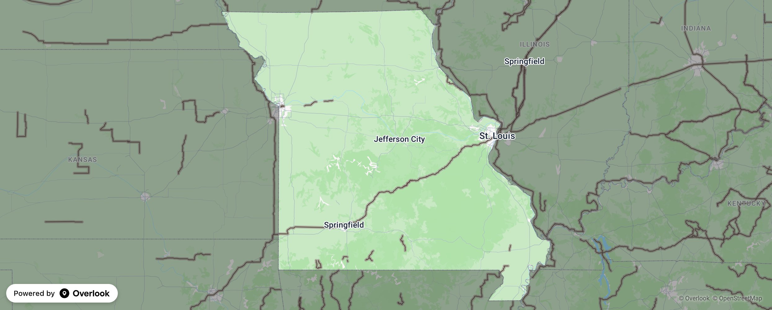 Missouri scenic route map