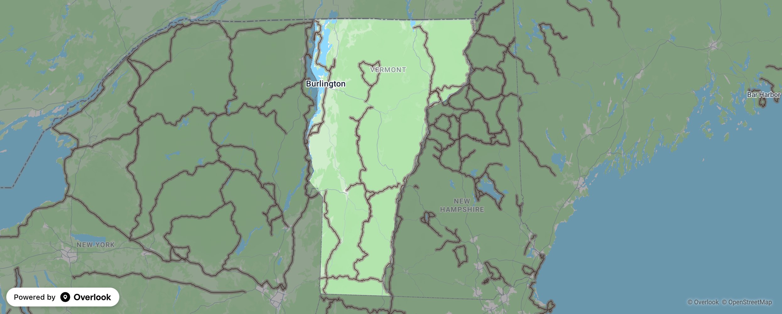 Vermont scenic route map